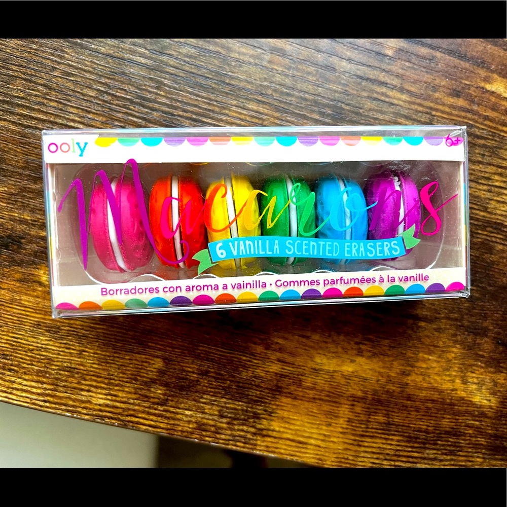 Macaron Erasers